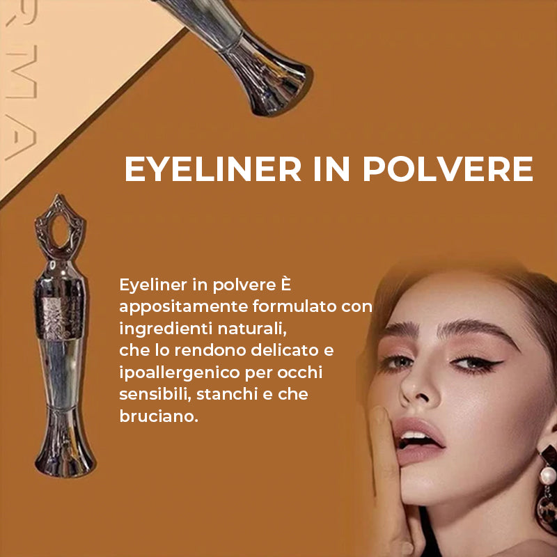 Eyeliner in polvere fatto a mano 100% naturale