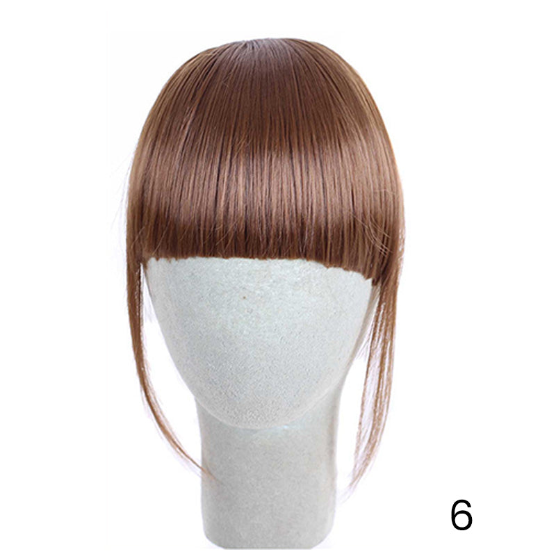 Estensione per capelli senza cuciture con frangia 3D a clip