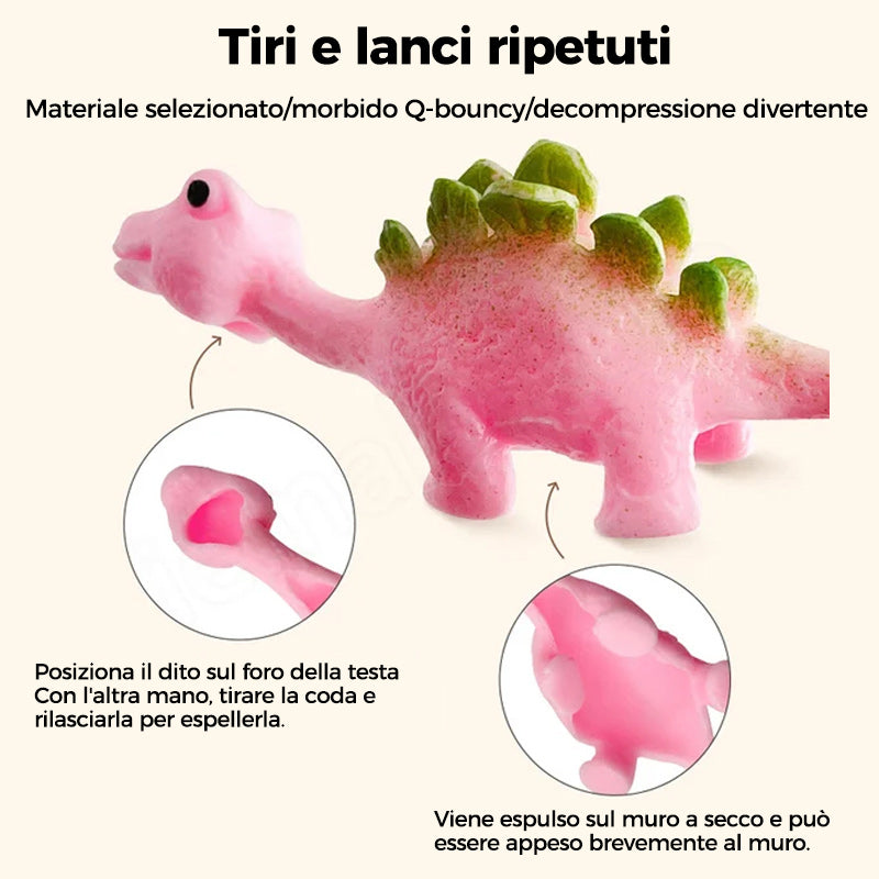 Giocattoli a Dito con Fionda a Forma di Dinosauro