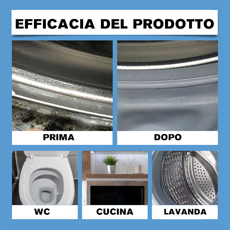 Gel smacchiatore per muffa