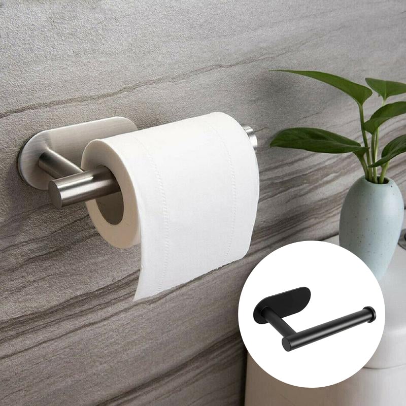 Porta rotolo di carta igienica a parete in acciaio inox