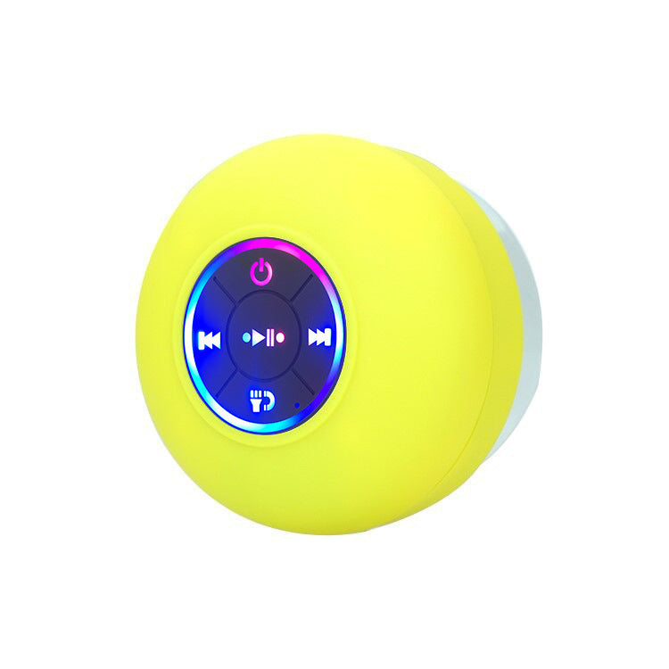 Mini altoparlante da doccia Bluetooth con luce LED