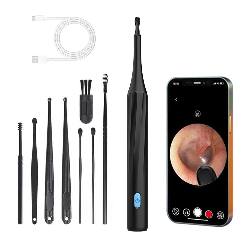 Kit per la rimozione del cerume con telecamera HD