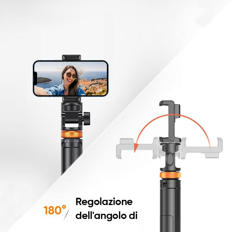 Treppiede per selfie con telecomando Bluetooth
