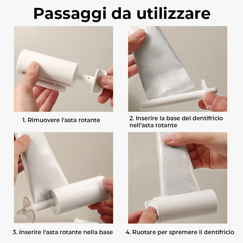 Portaspazzolino da parete con coperchio