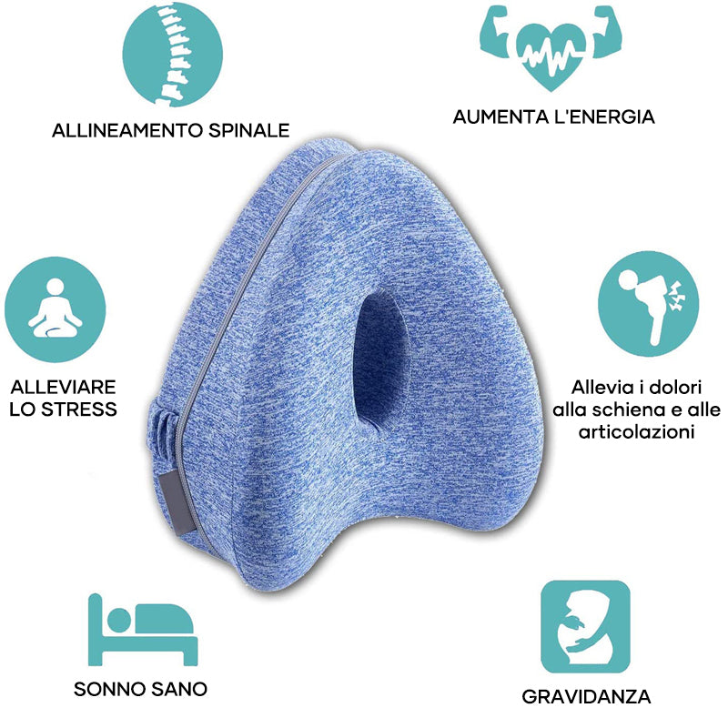 Cuscino per le gambe a forma di cuore