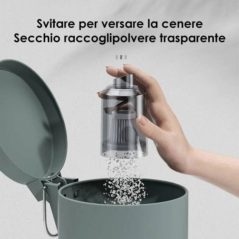 Aspirapolvere portatile senza fili per auto