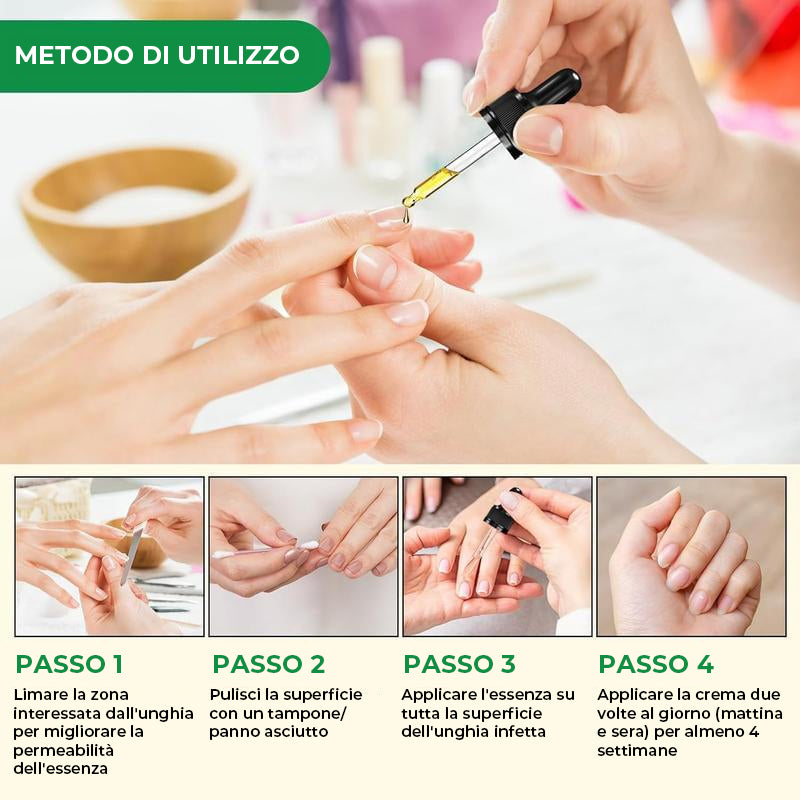 Trattamento unghie allo zenzero