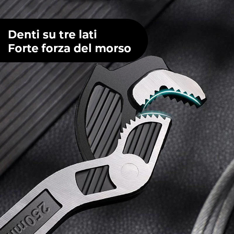 Chiave regolabile autobloccante multifunzionale