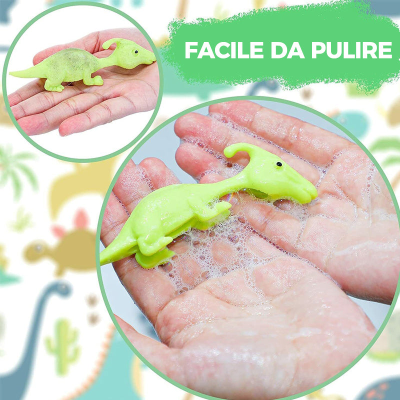 Giocattoli a Dito con Fionda a Forma di Dinosauro