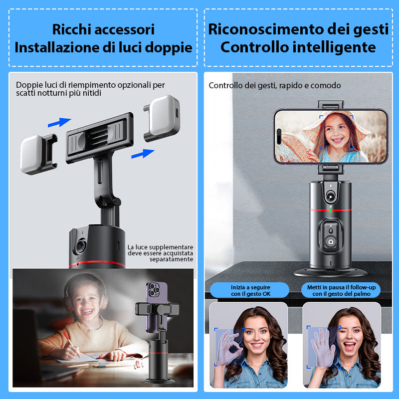 Gimbal di tracciamento intelligente
