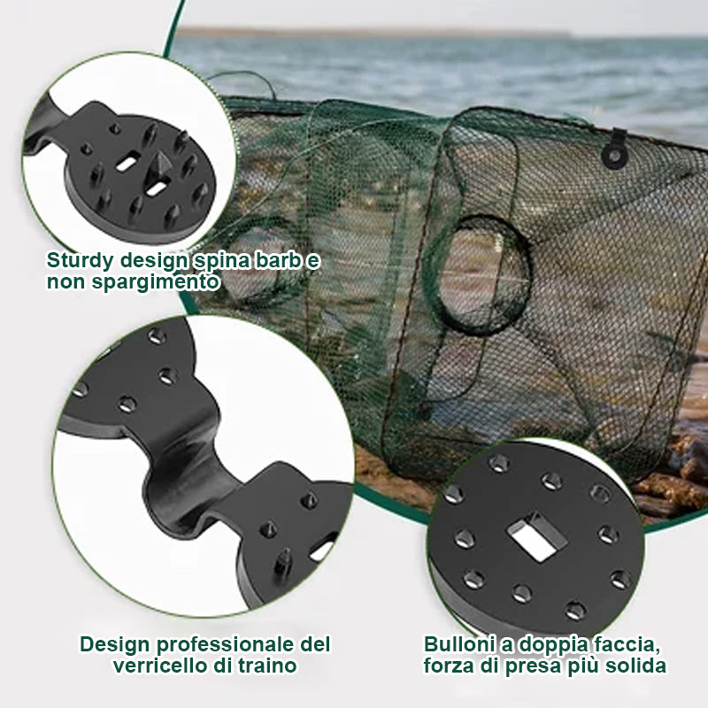 Impugnatura resistente con bloccaggio in tessuto ombreggiante