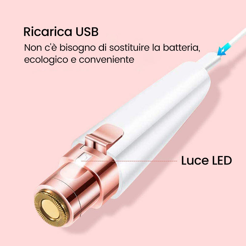 Rasoio Elettrico 2 in 1 per Sopracciglia