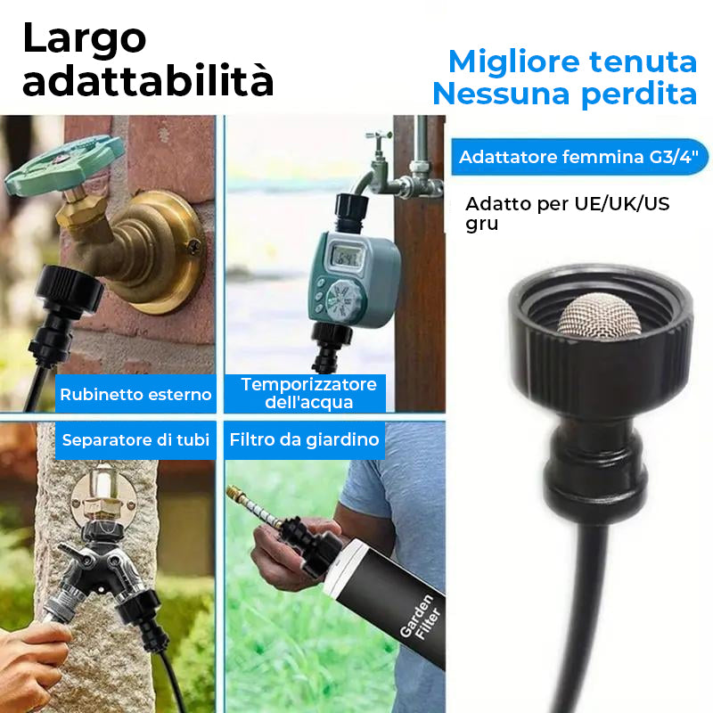 Set di irrigazione a goccia da giardino