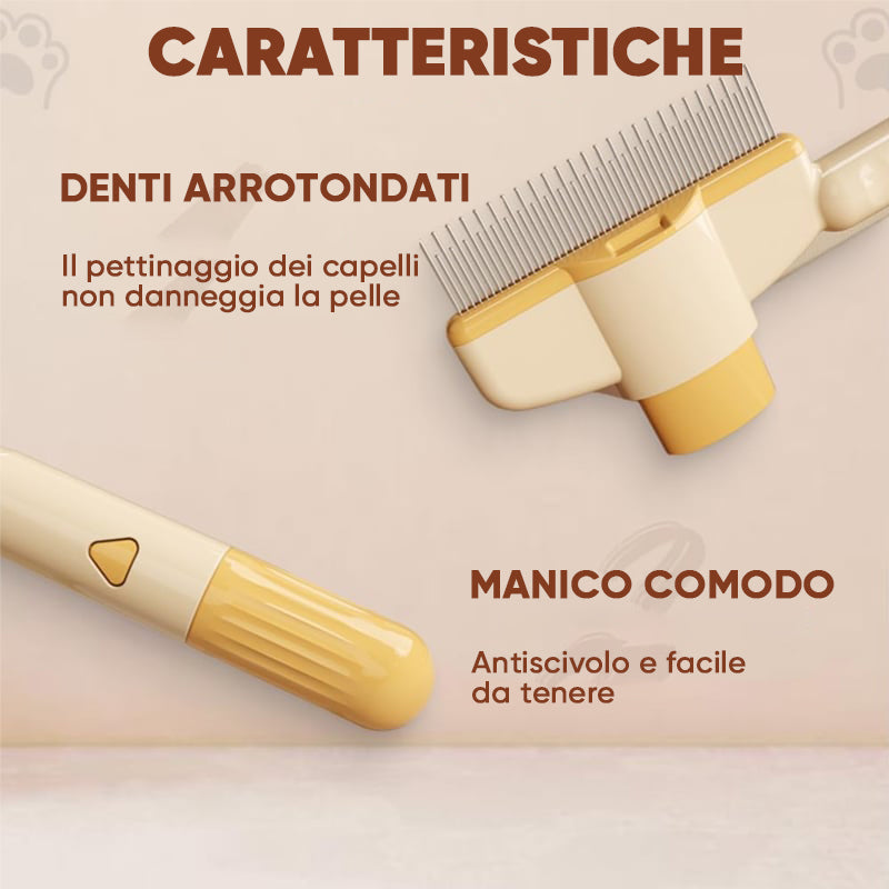 Spazzola autopulente per animali domestici