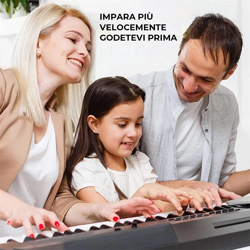 Etichette rimovibili per le note della tastiera del pianoforte