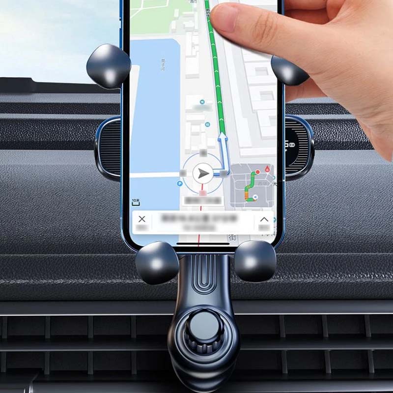 Supporto girevole per telefono da auto