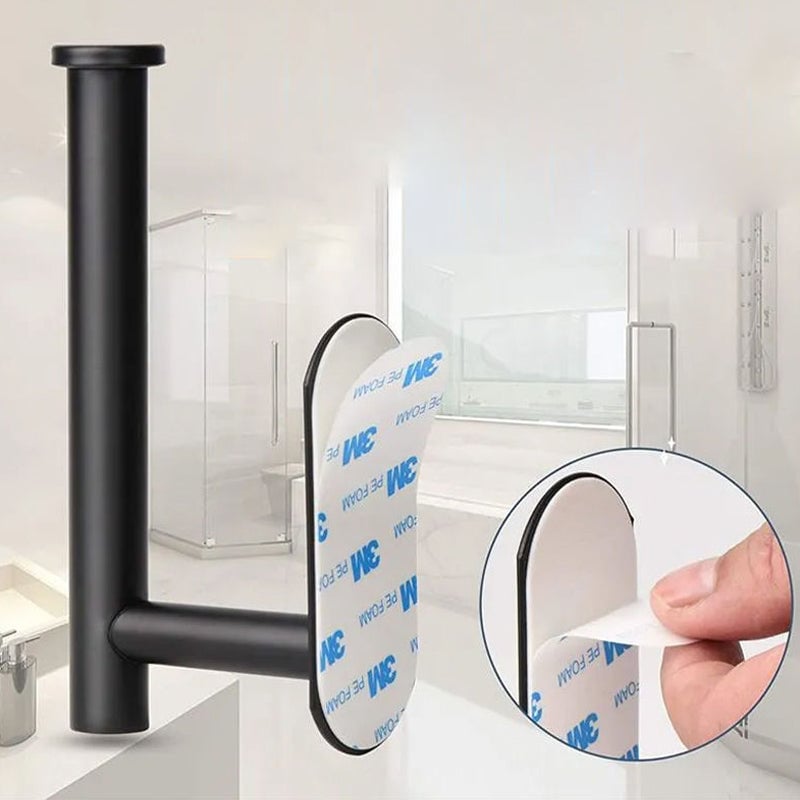 Porta rotolo di carta igienica a parete in acciaio inox