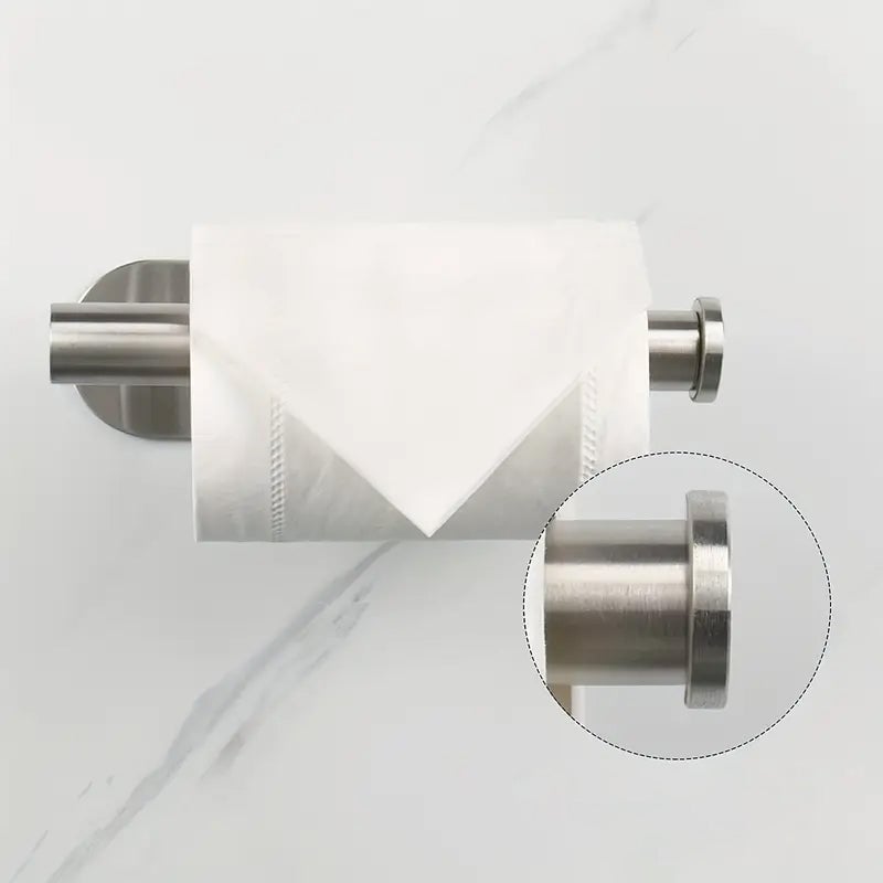 Porta rotolo di carta igienica a parete in acciaio inox