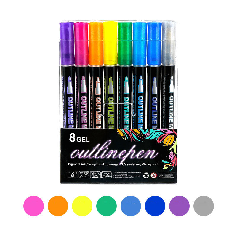 Pennarelli evidenziatori Lightstick Graffiti da colorare