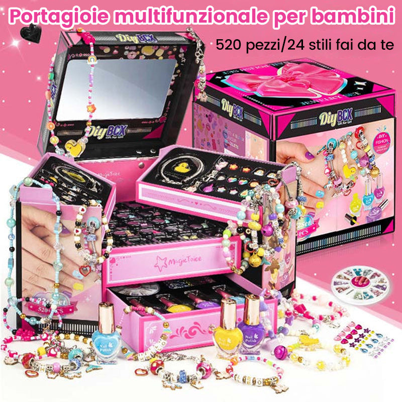 Kit per realizzare braccialetti con ciondoli per ragazze