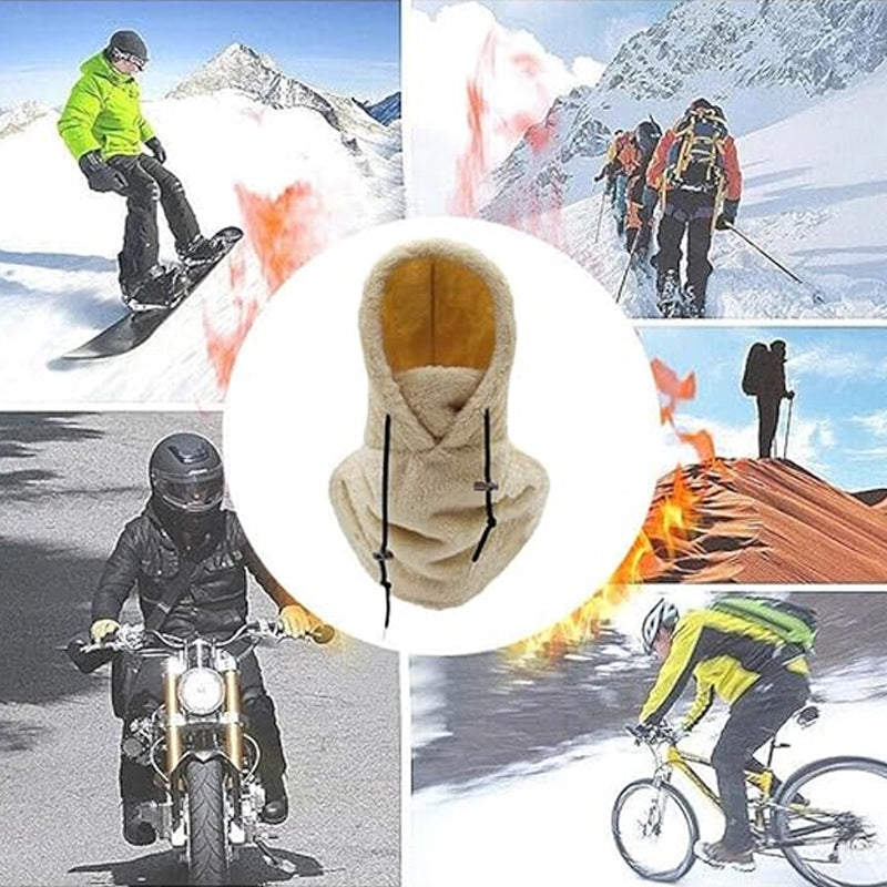 Maschera da sci con cappuccio Sherpa