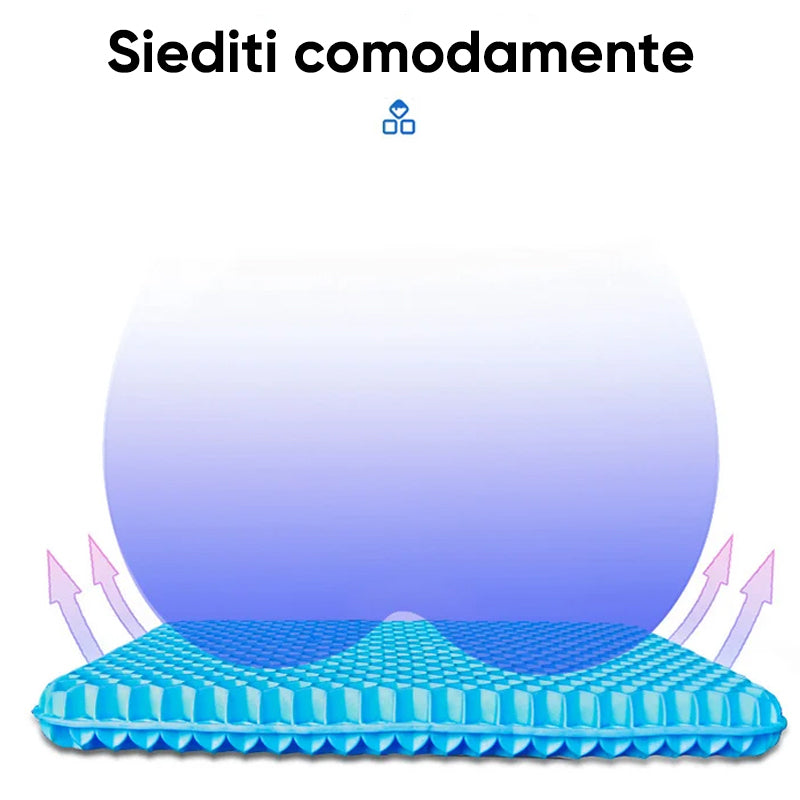 Cuscino in gel a nido d'ape