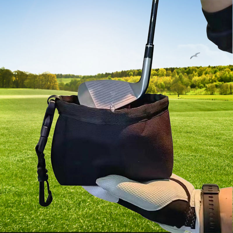 Sacco per la pulizia di mazze da golf e palline da golf