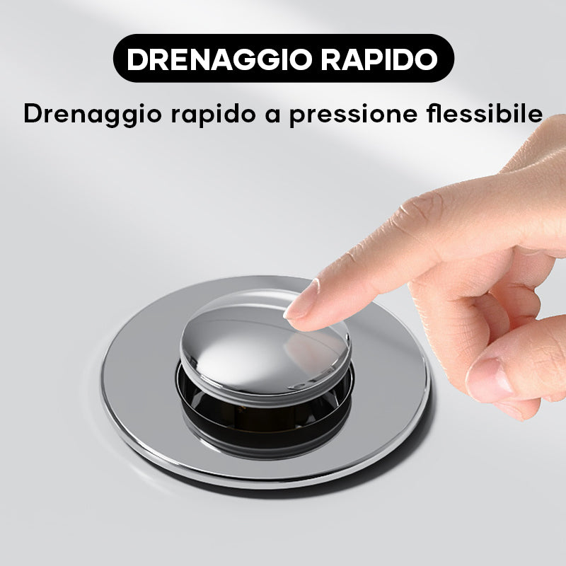 Filtro di scarico a pavimento in acciaio inossidabile