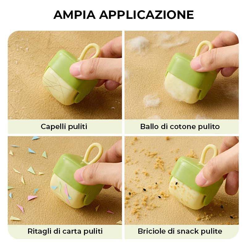 Rullo adesivo riutilizzabile per pelucchi