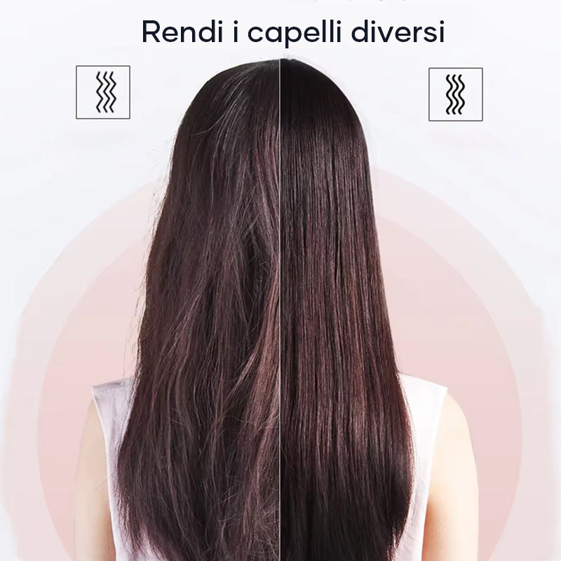 Spazzola lisciante per capelli agli ioni negativi