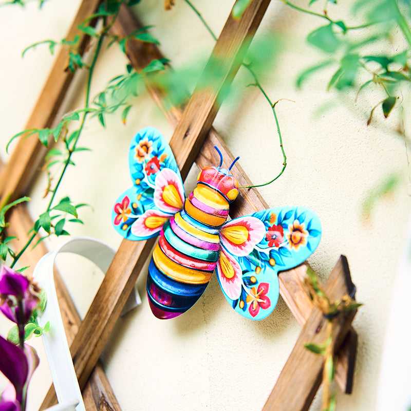 Decorazioni da parete sospese per sculture artistiche in ferro ape per giardino
