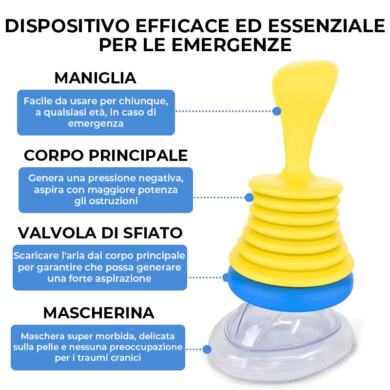 Allenatore di capacità vitale + dispositivo anti-soffocamento