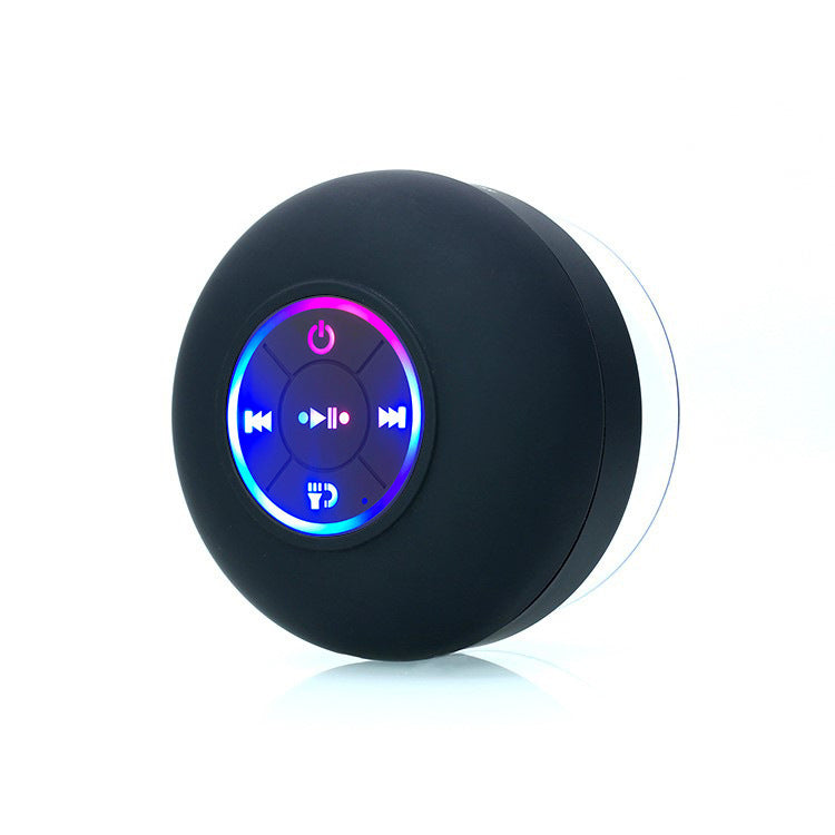 Mini altoparlante da doccia Bluetooth con luce LED