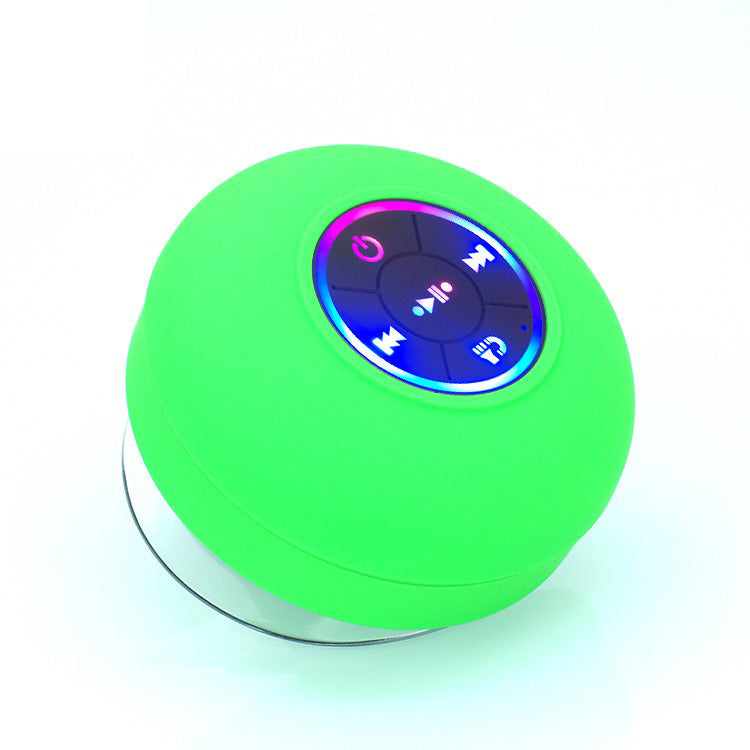Mini altoparlante da doccia Bluetooth con luce LED