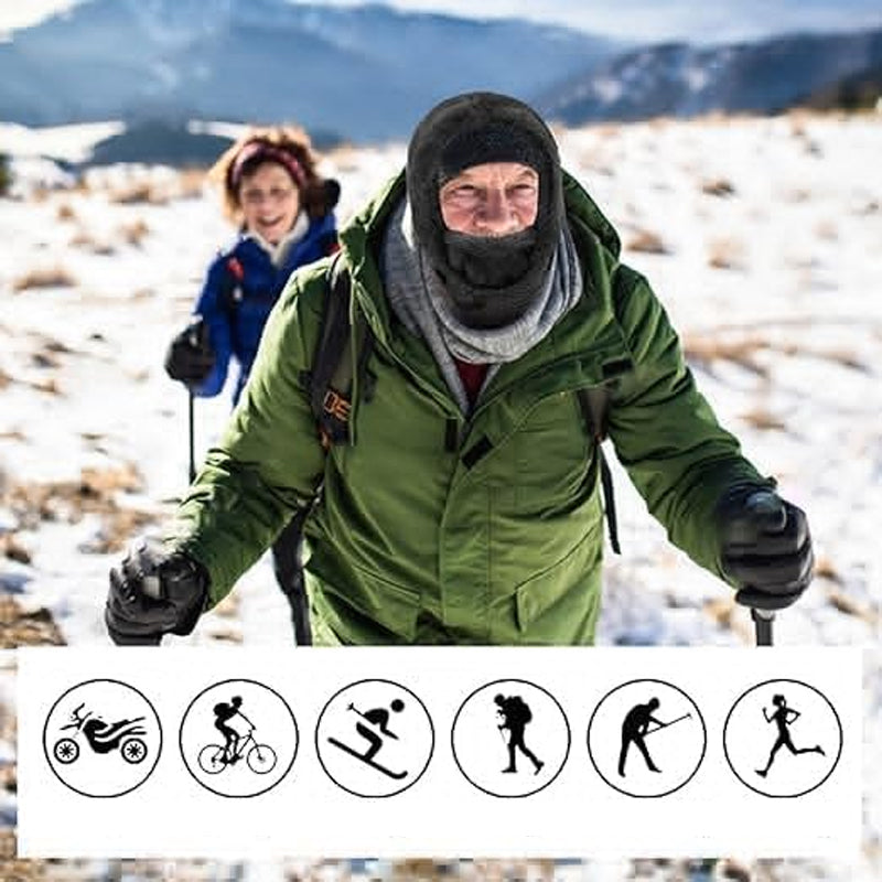 Maschera da sci con cappuccio Sherpa