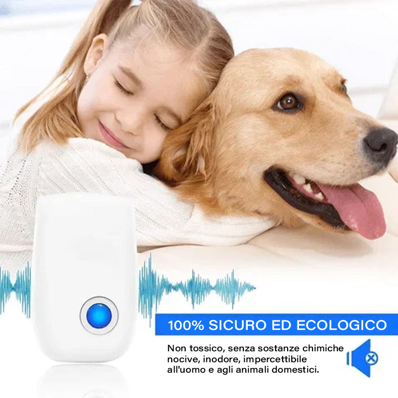 Repellente per zanzare ad ultrasuoni intelligente con inverter