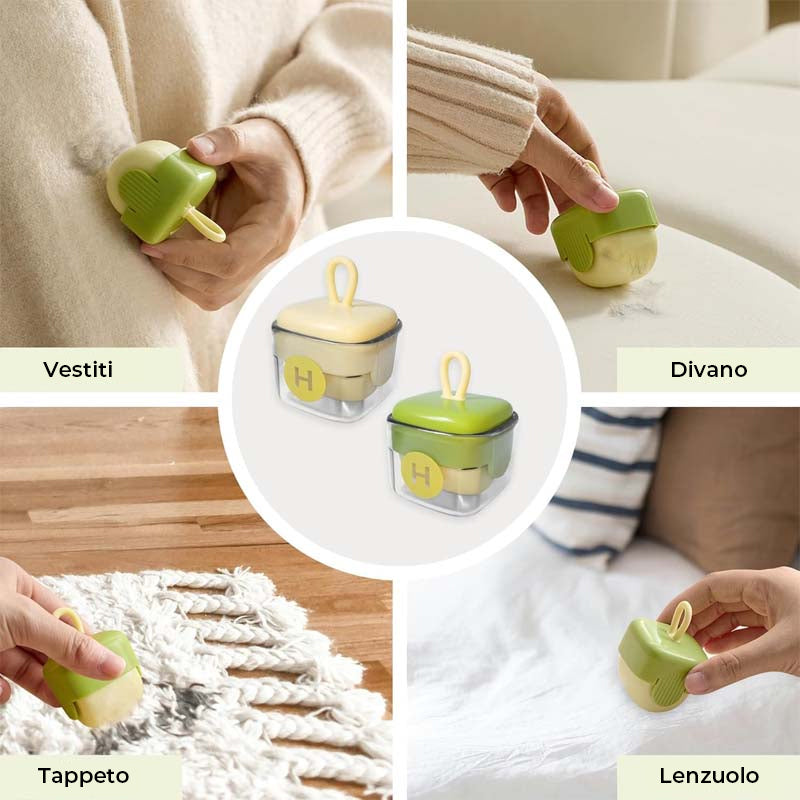 Rullo adesivo riutilizzabile per pelucchi
