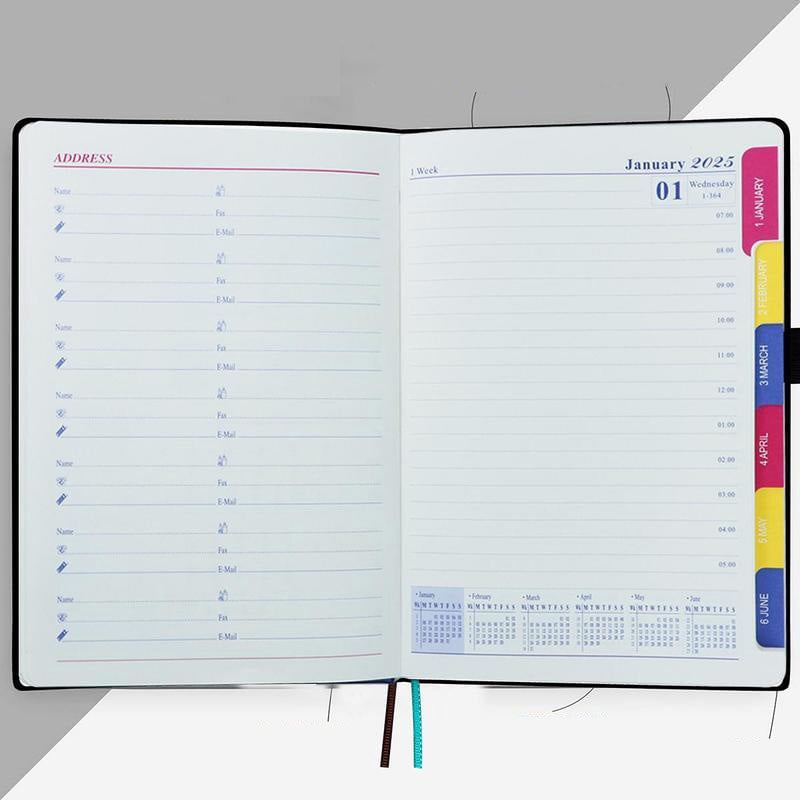 Agenda giornaliera One Day One Page 2025: il tuo calendario regalo definitivo
