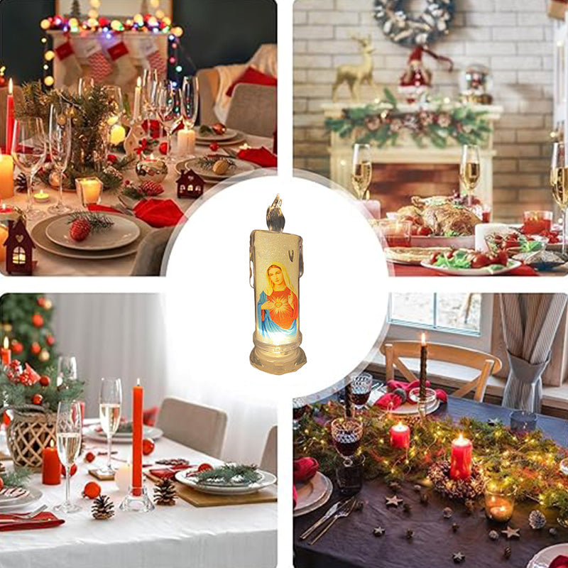 Candele LED senza fiamma per preghiera