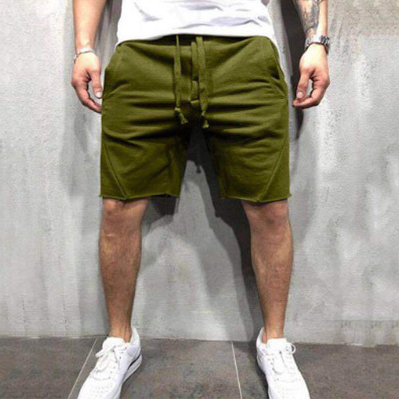 Pantaloncini sportivi estivi traspiranti in tinta unita