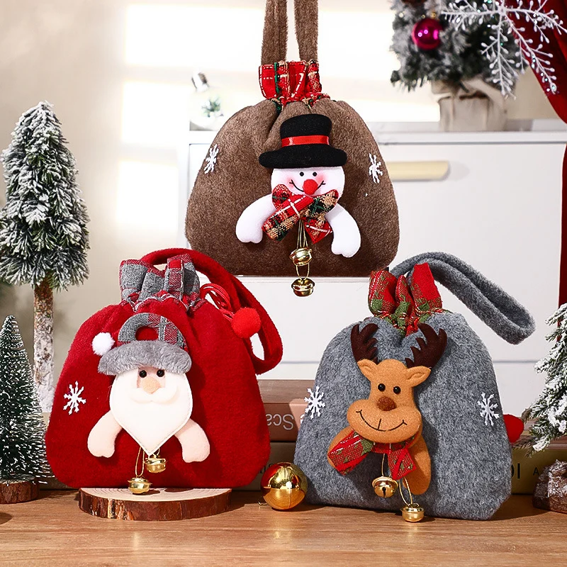 🍎Sacchetti regalo di Natale con cerniera