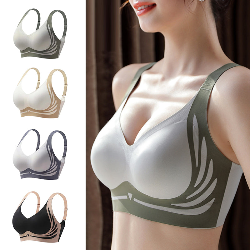 Reggiseno push-up wireless anti-cedimento sollevante