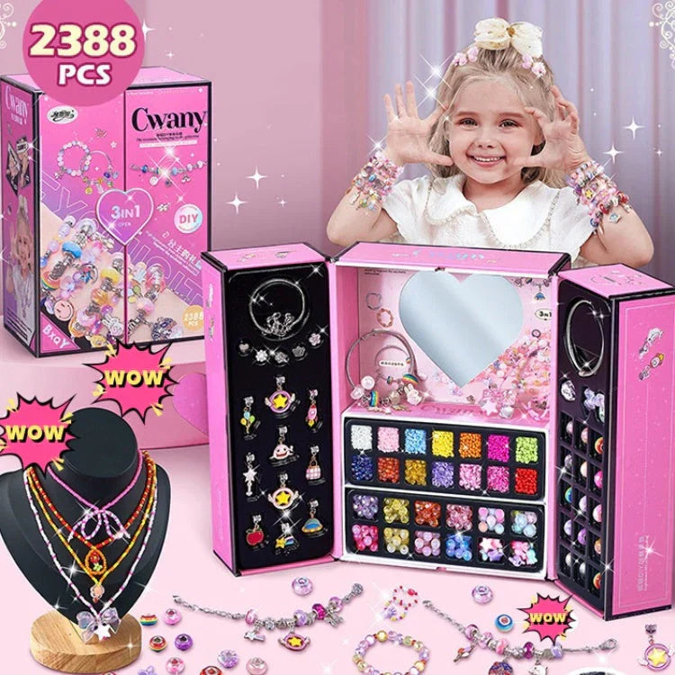 Kit per realizzare braccialetti con ciondoli per ragazze