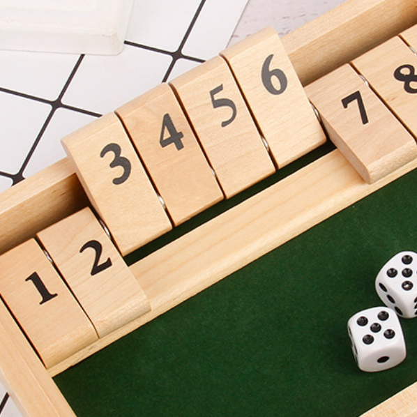 Gioco Chiudi la scatola: divertente gioco di matematica da tavolo per adulti e bambini