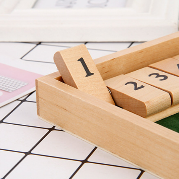 Gioco Chiudi la scatola: divertente gioco di matematica da tavolo per adulti e bambini