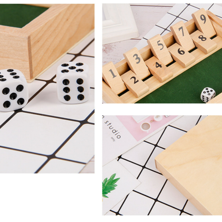 Gioco Chiudi la scatola: divertente gioco di matematica da tavolo per adulti e bambini