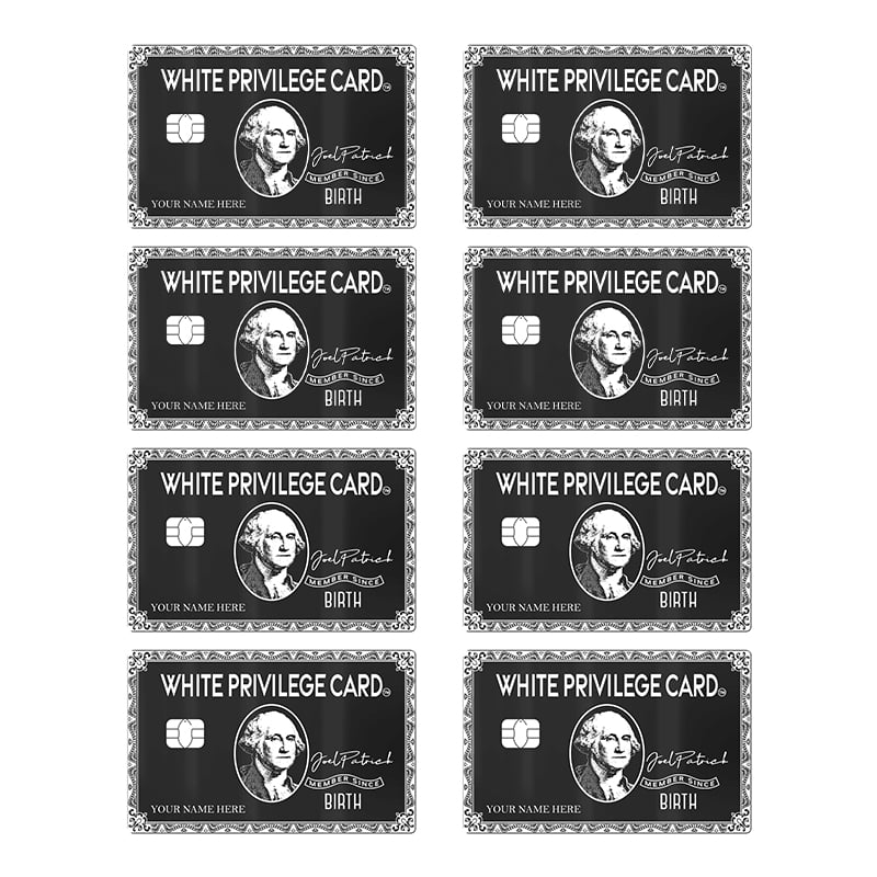 Set di 4 adesivi in vinile per la pelle di carta di credito