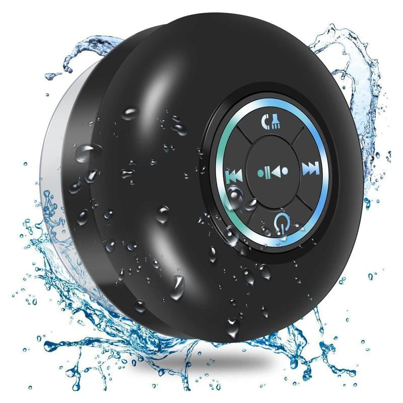 Mini altoparlante da doccia Bluetooth con luce LED