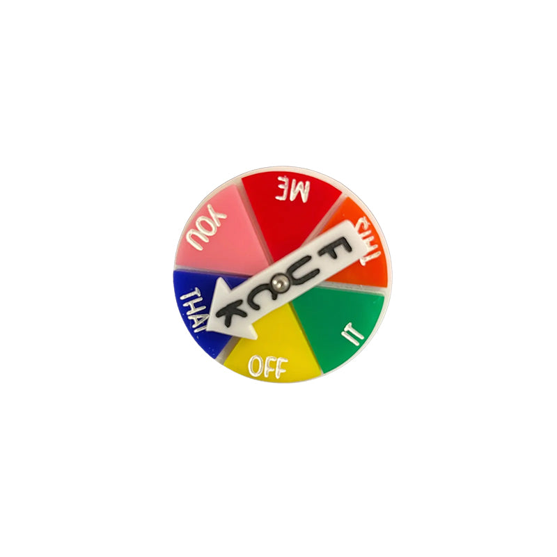 Spilla magnetica con spinner